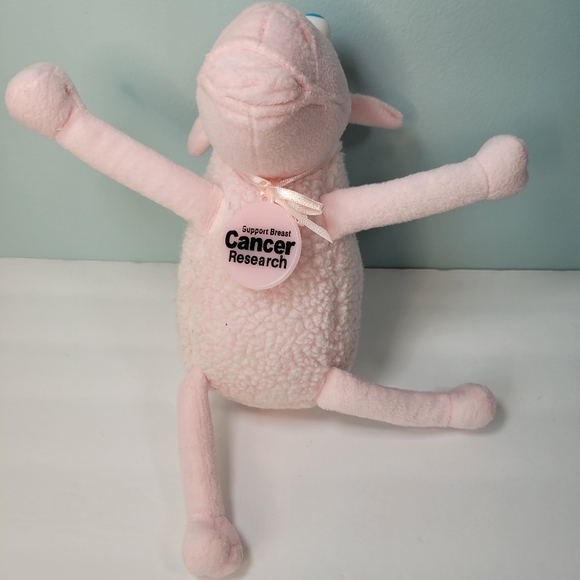 Serta Sleep Sheep 75th Anniversary Breast Cancer Awareness Collector Pink Plush - Picture 6 of 9